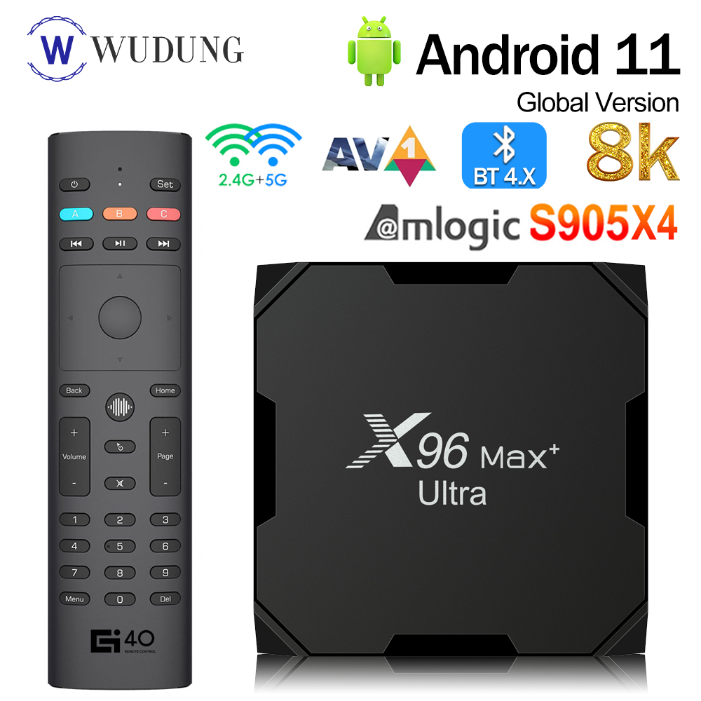  X96 Max Plus Ʈ ȵ̵ 11 TV ڽ, Amlogic S..